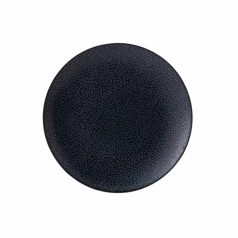 Artis Purity Pearls Dark assiette 27 cm noire