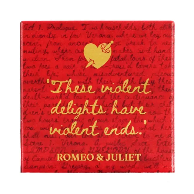 Shakespeare Roméo et Juliette dessous de verre céramique