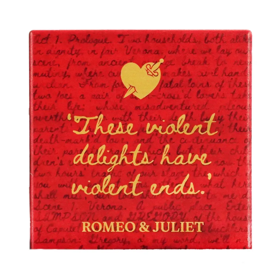 Shakespeare Roméo et Juliette dessous de verre céramique