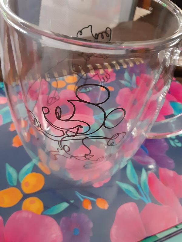 JoyJolt Aroma mugs verre Mickey Pluto 40 cl lot 2