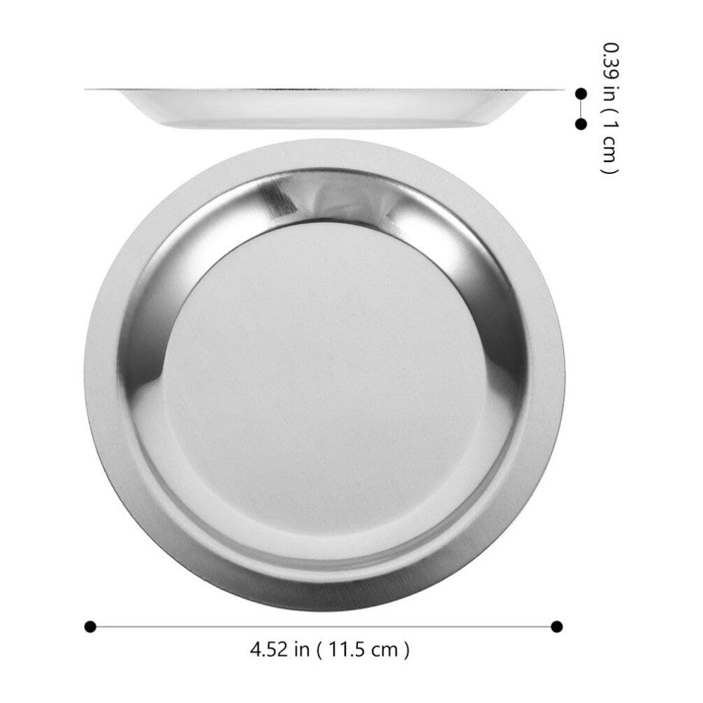 Alipis sous-verre inox rond porte-bouteille ant dérapant