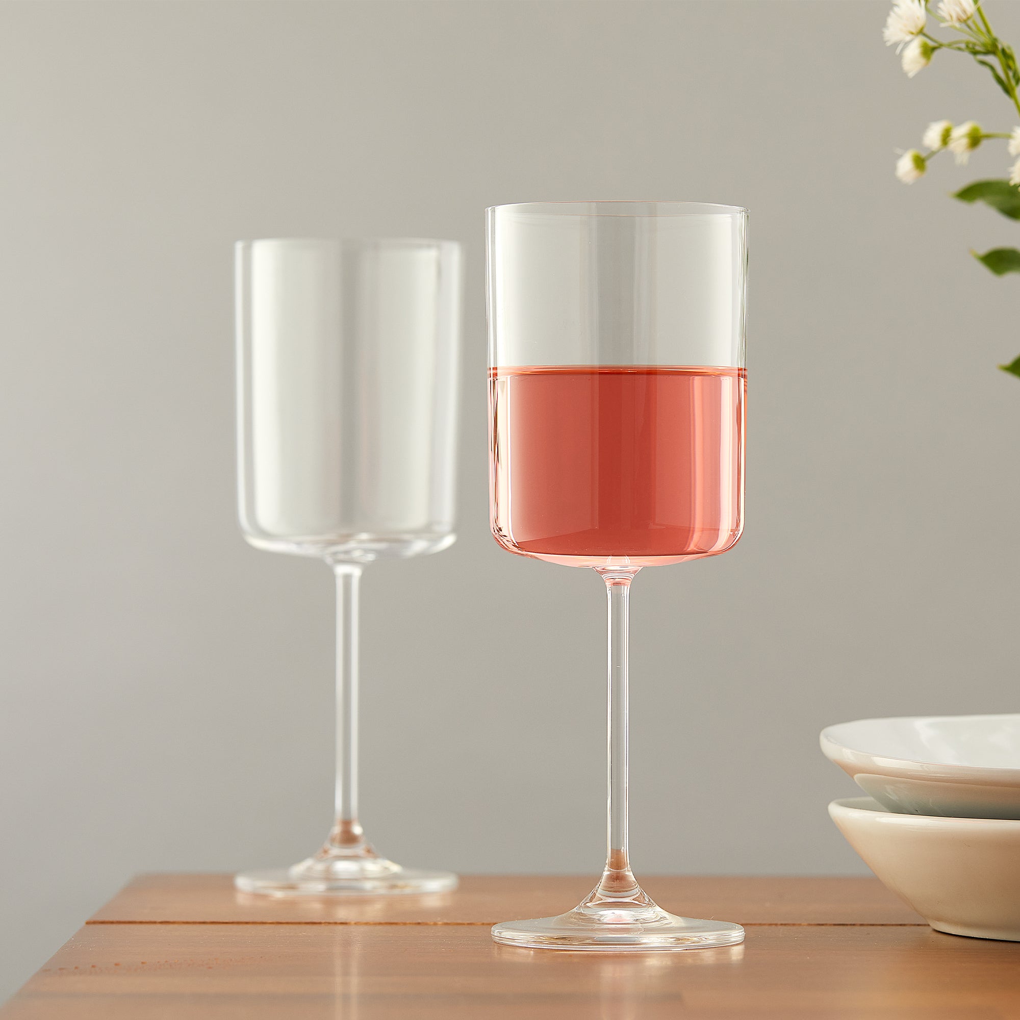JoyJolt Claire verres à vin blanc lot de 2 34 cl cristal