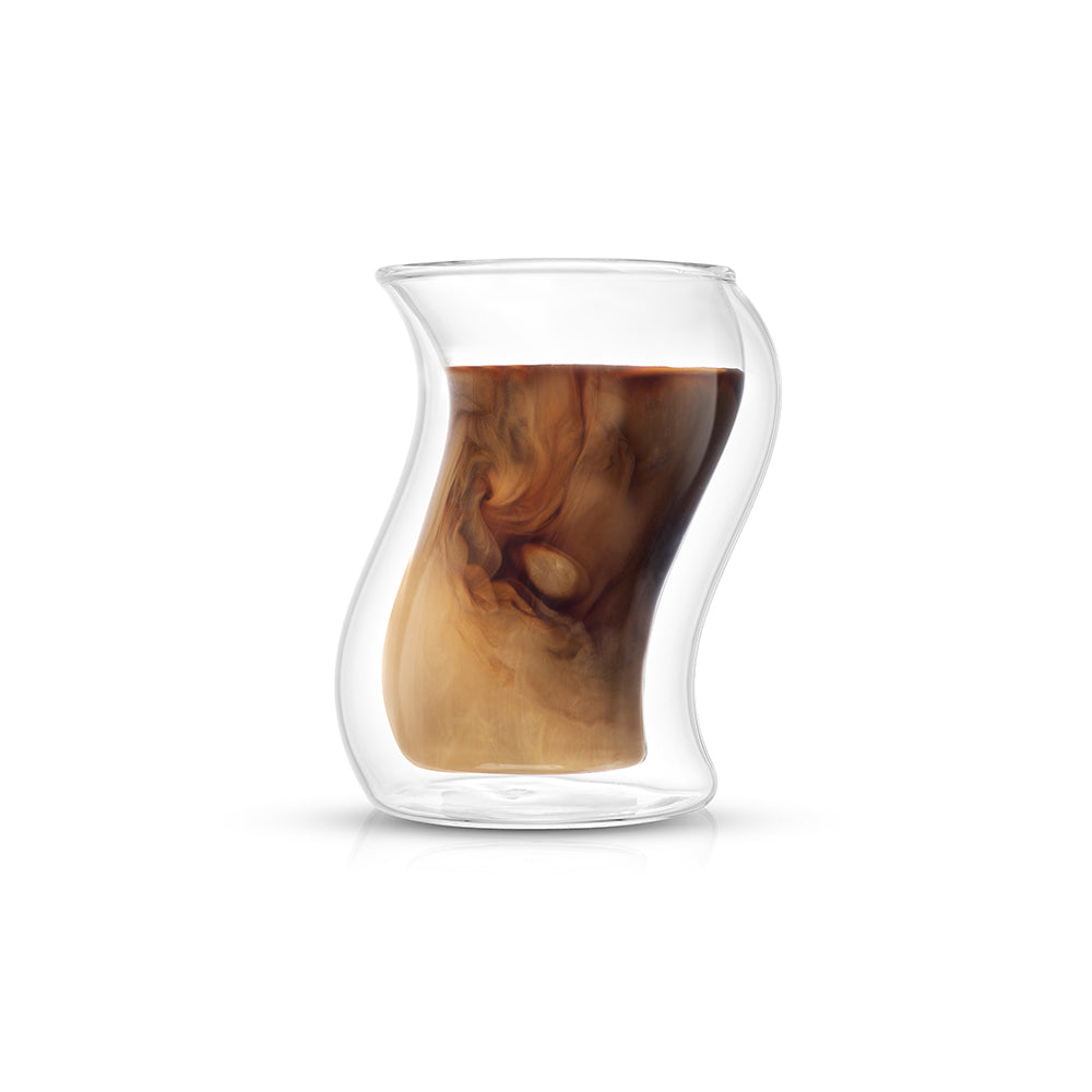 JoyJolt Pivot verres café double paroi lot de 2 24 cl