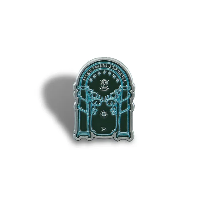 HMB Lord of the Rings Doors of Durin pin's émail bleu 4 cm