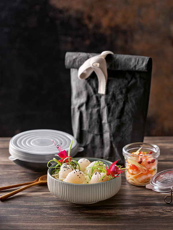 Artis Nara bol gris relief 21 cm