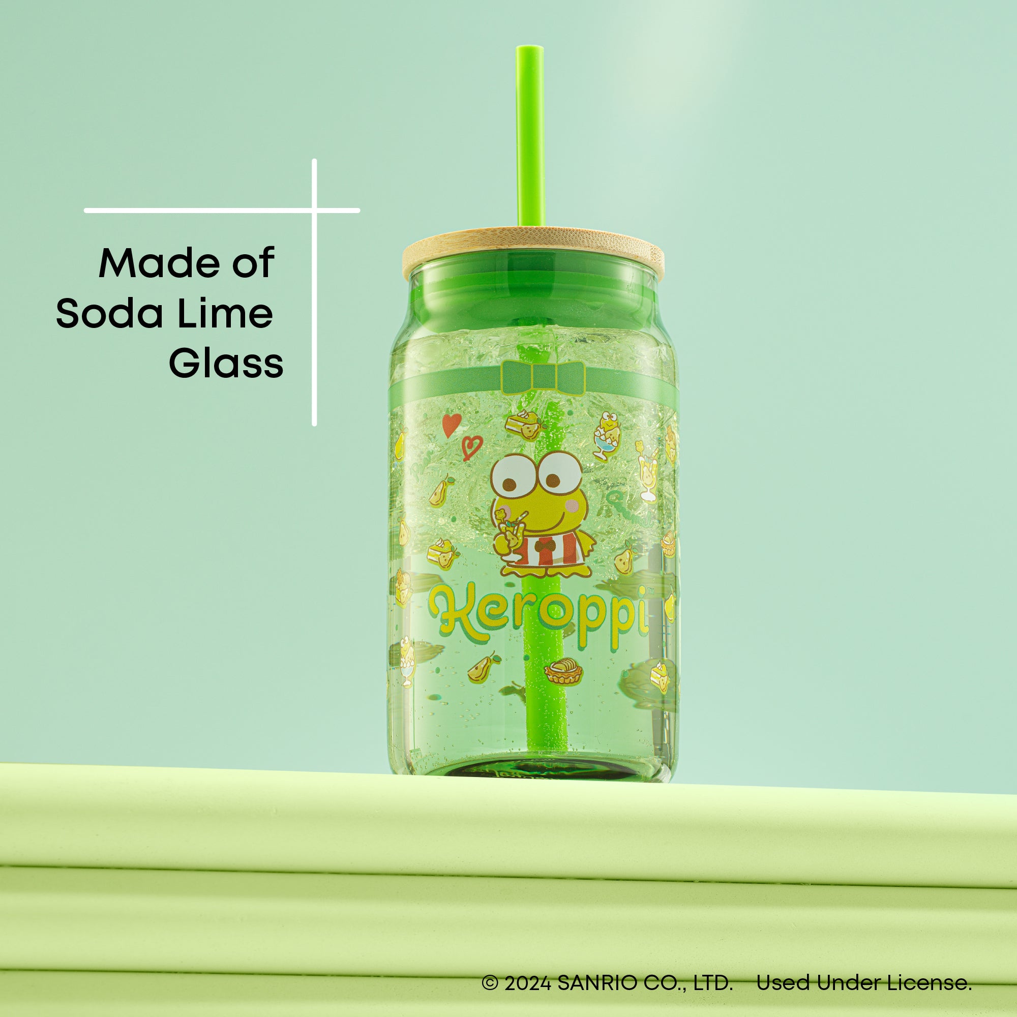 JoyJolt Hello Kitty Keroppi gobelet canette 47 cl paille