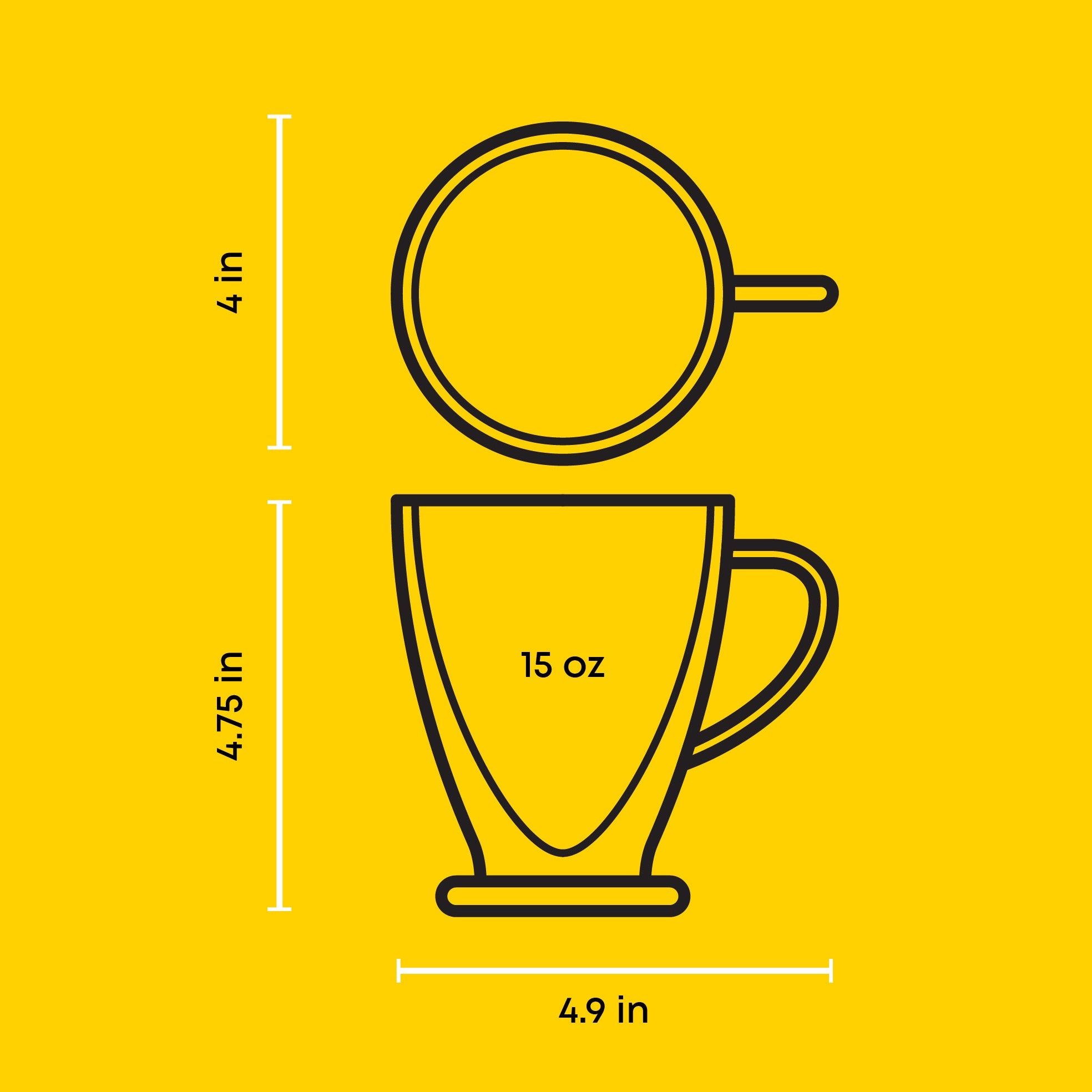 JoyJolt Declan verre double paroi 44 cl lot de 2 isolant