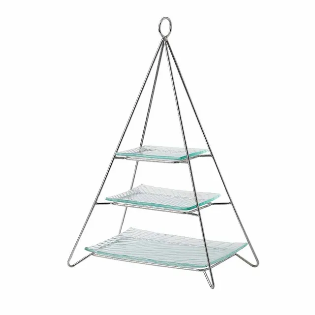 Artis Pyramid Stand présentoir assiettes verre