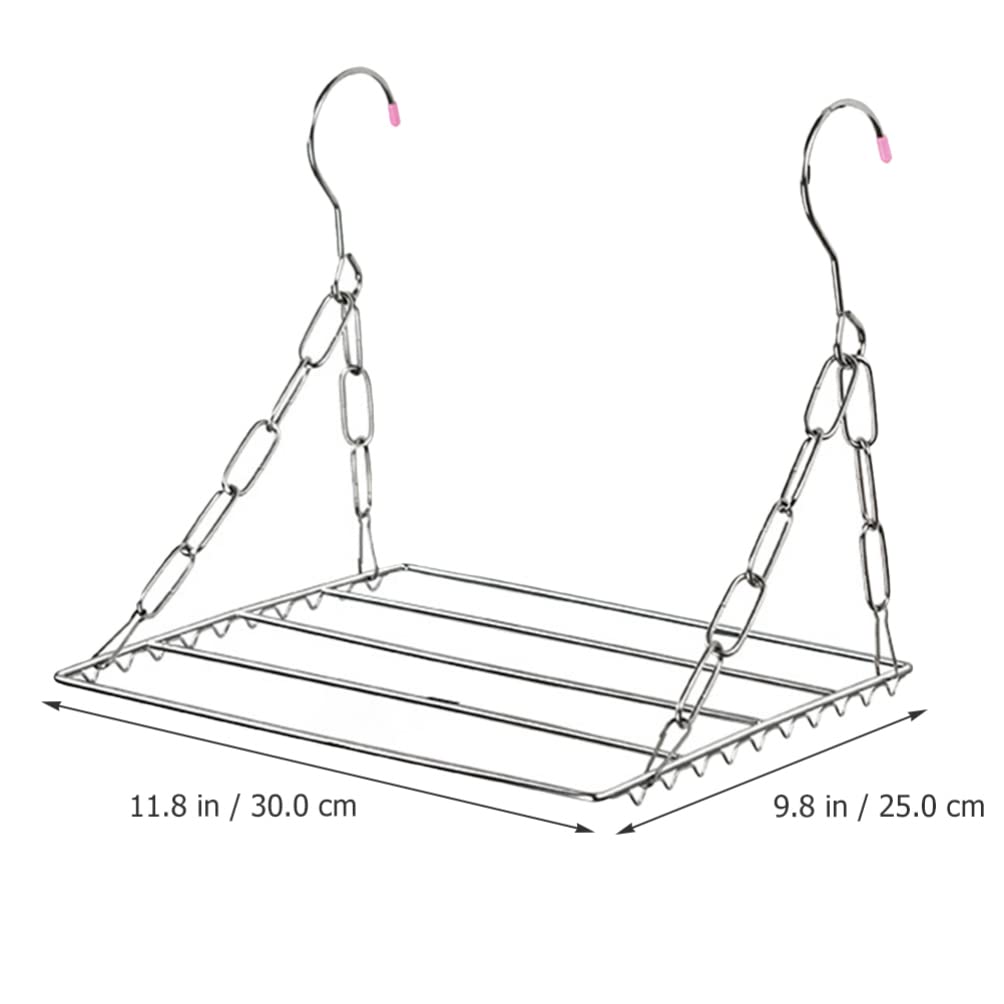 Alipis Séchoir Linge Suspendu Inox 30x25 cm