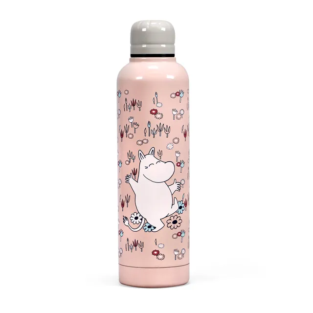 Moomin gourde inox rose 500 ml double paroi