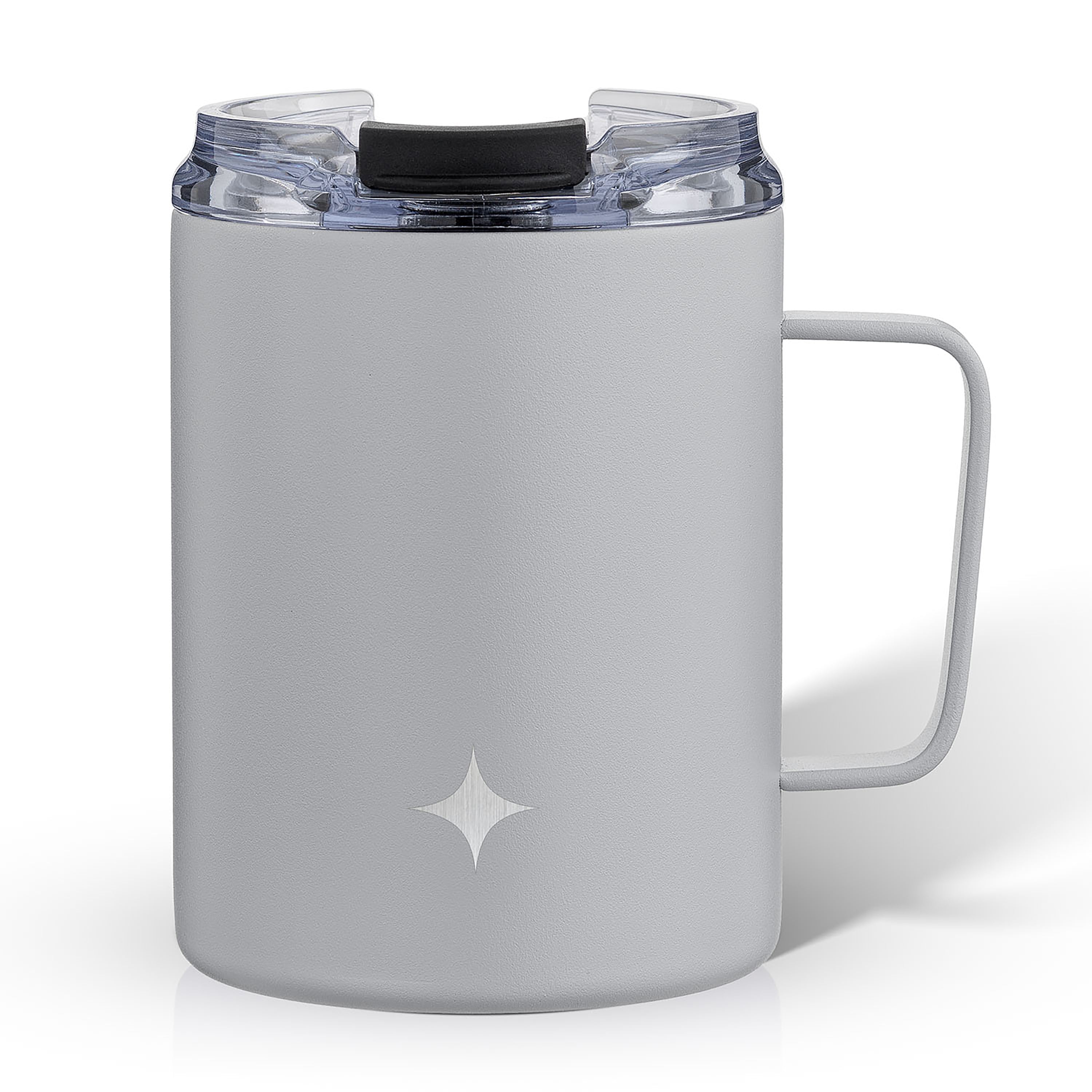 JoyJolt mug isotherme inox 38 cl poignée couvercle voyage