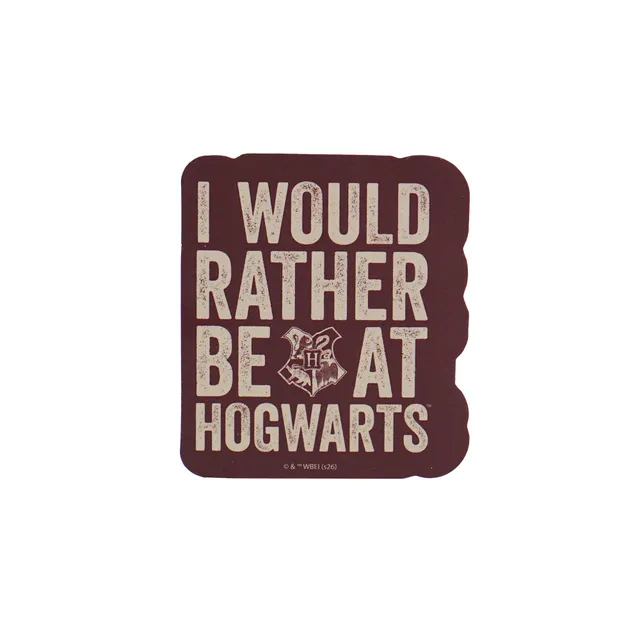 Harry Potter I Would Rather autocollant vinyle 7,5 cm