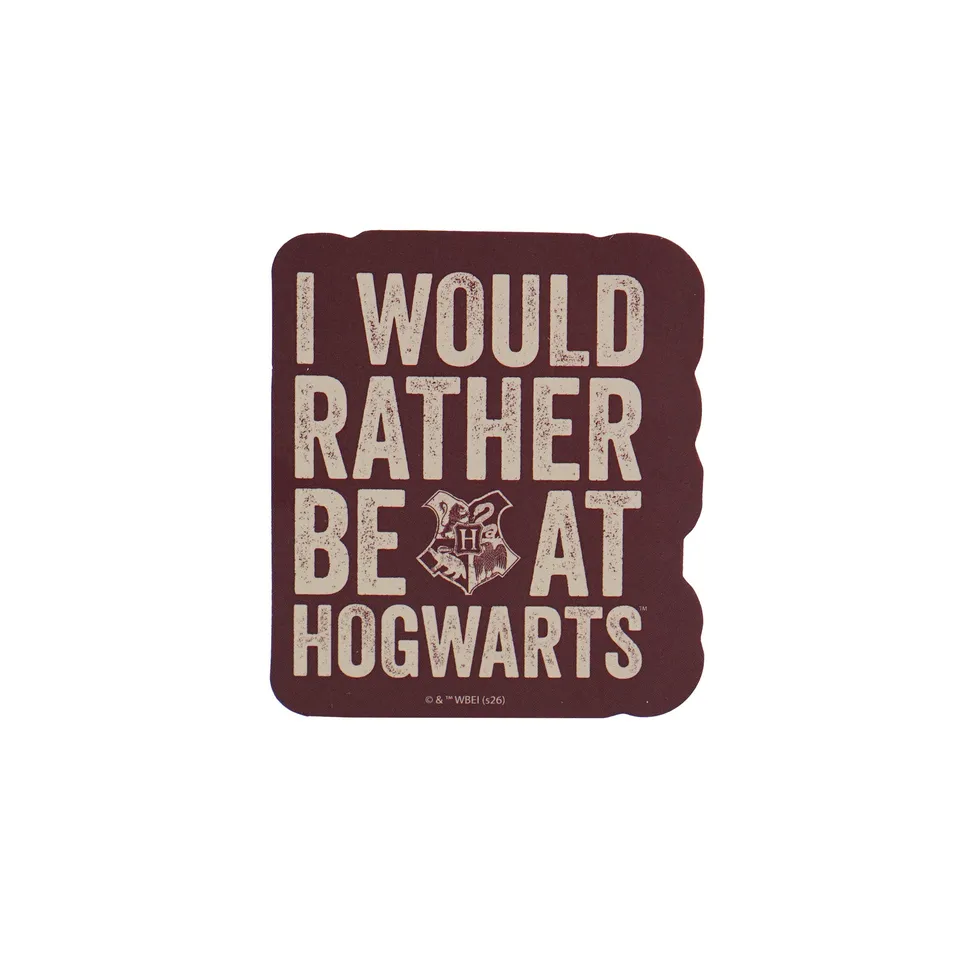 Harry Potter I Would Rather autocollant vinyle 7,5 cm