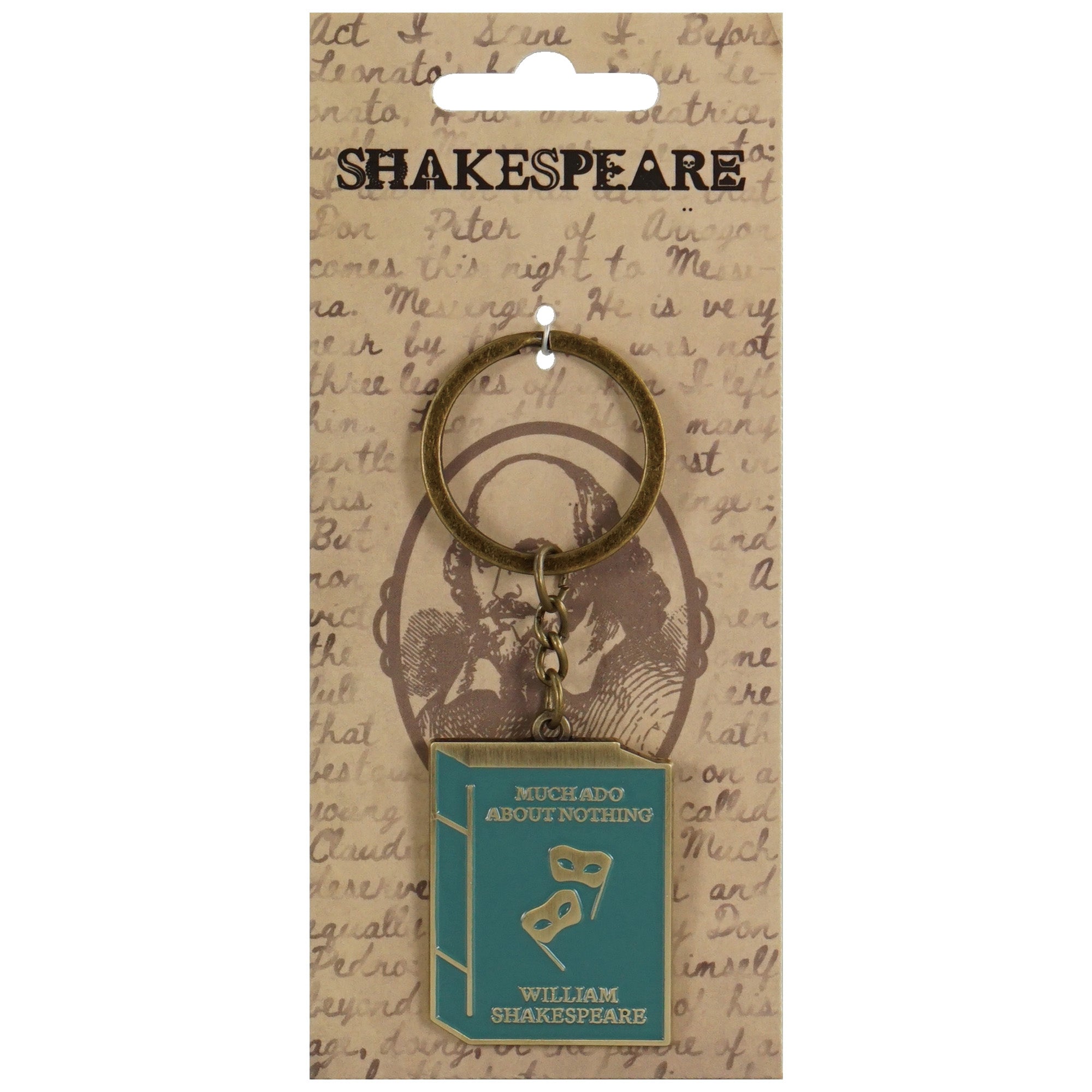 HMB Shakespeare porte-clés métal Much Ado vert