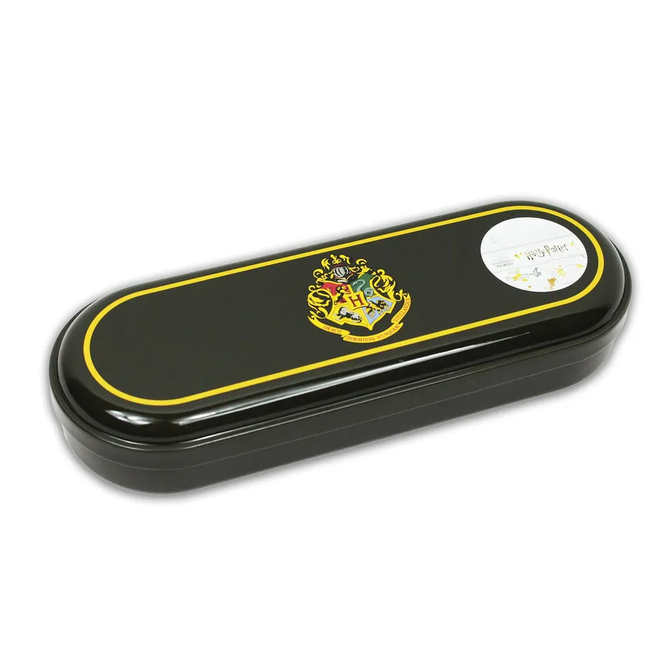 HMB Harry Potter Hogwarts plumier boîte métal noir