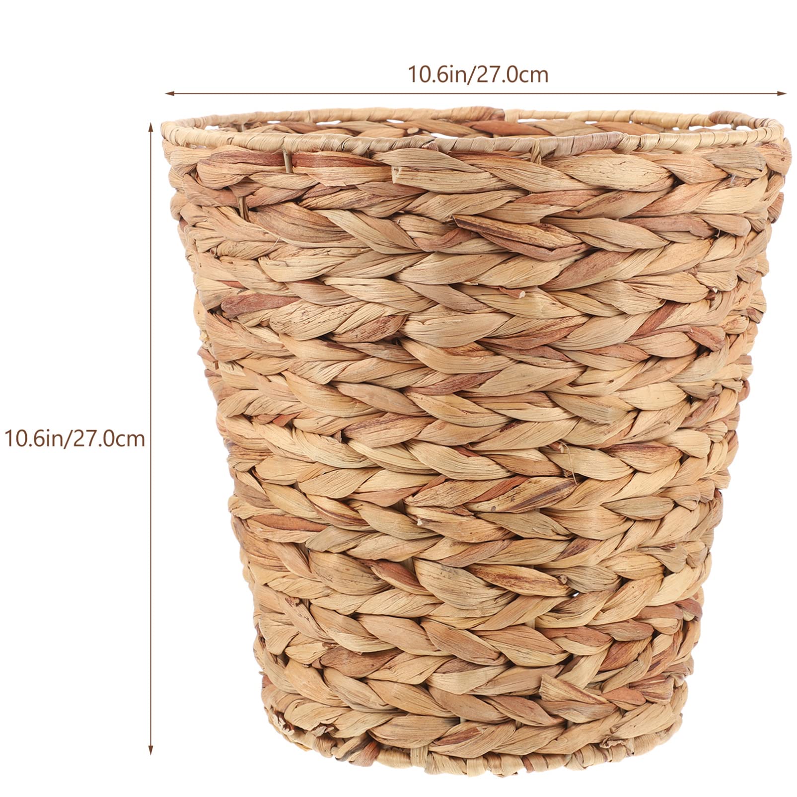 Alipis panier rangement tressé herbe gourde marron