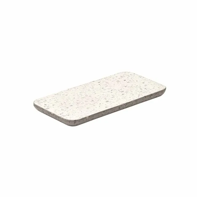 Artis Terrazzo assiette ovale claire 18x9 cm