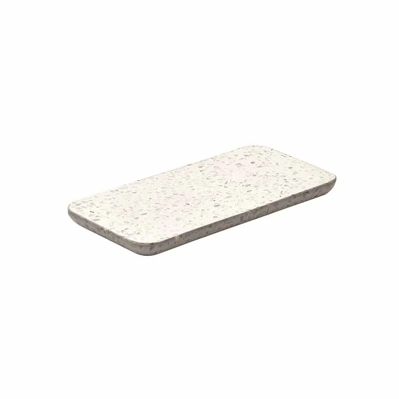 Artis Terrazzo assiette ovale claire 18x9 cm
