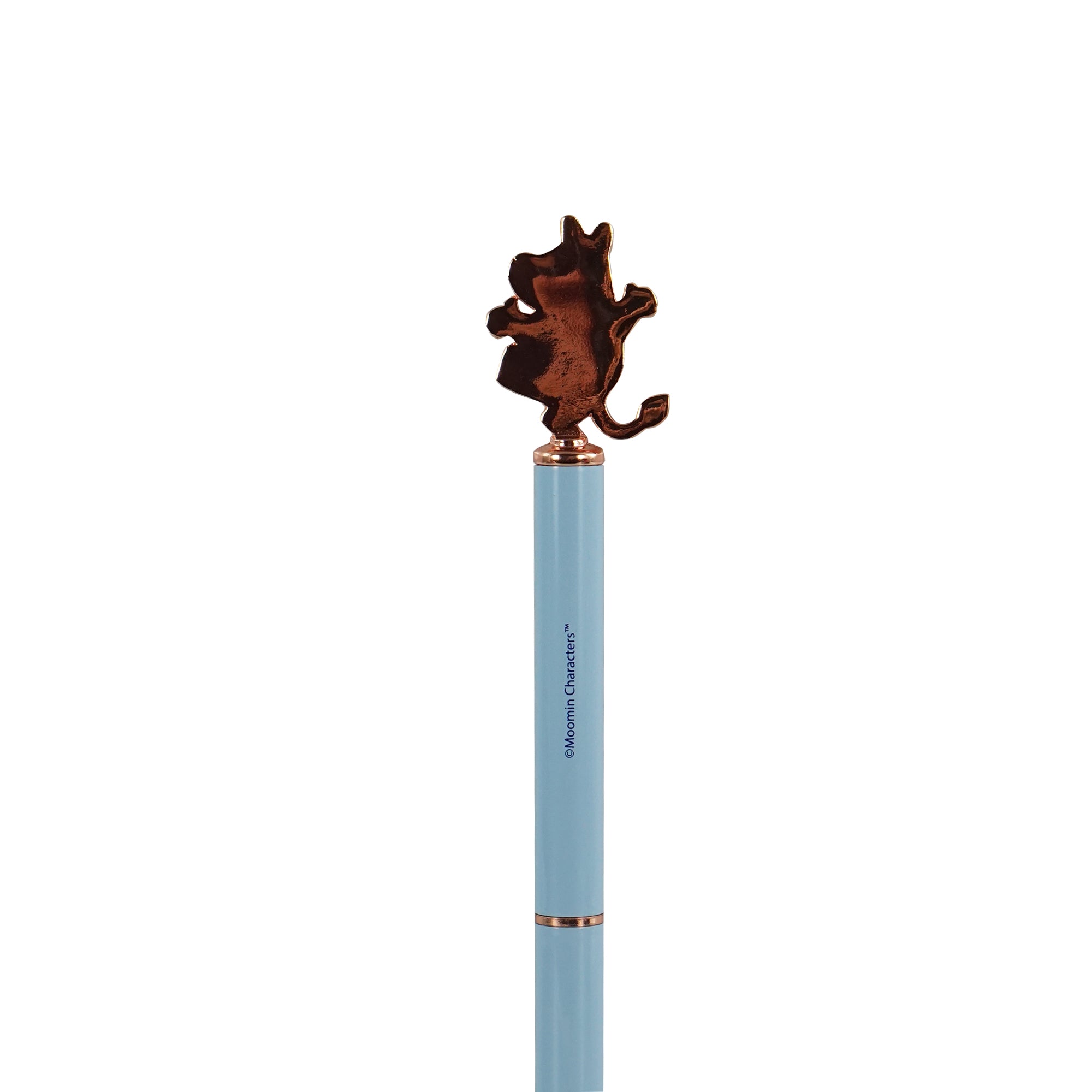Moomin Moomintroll stylo métal bleu figurine 2D
