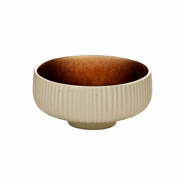 Artis Nara bol 16 cm relief marron