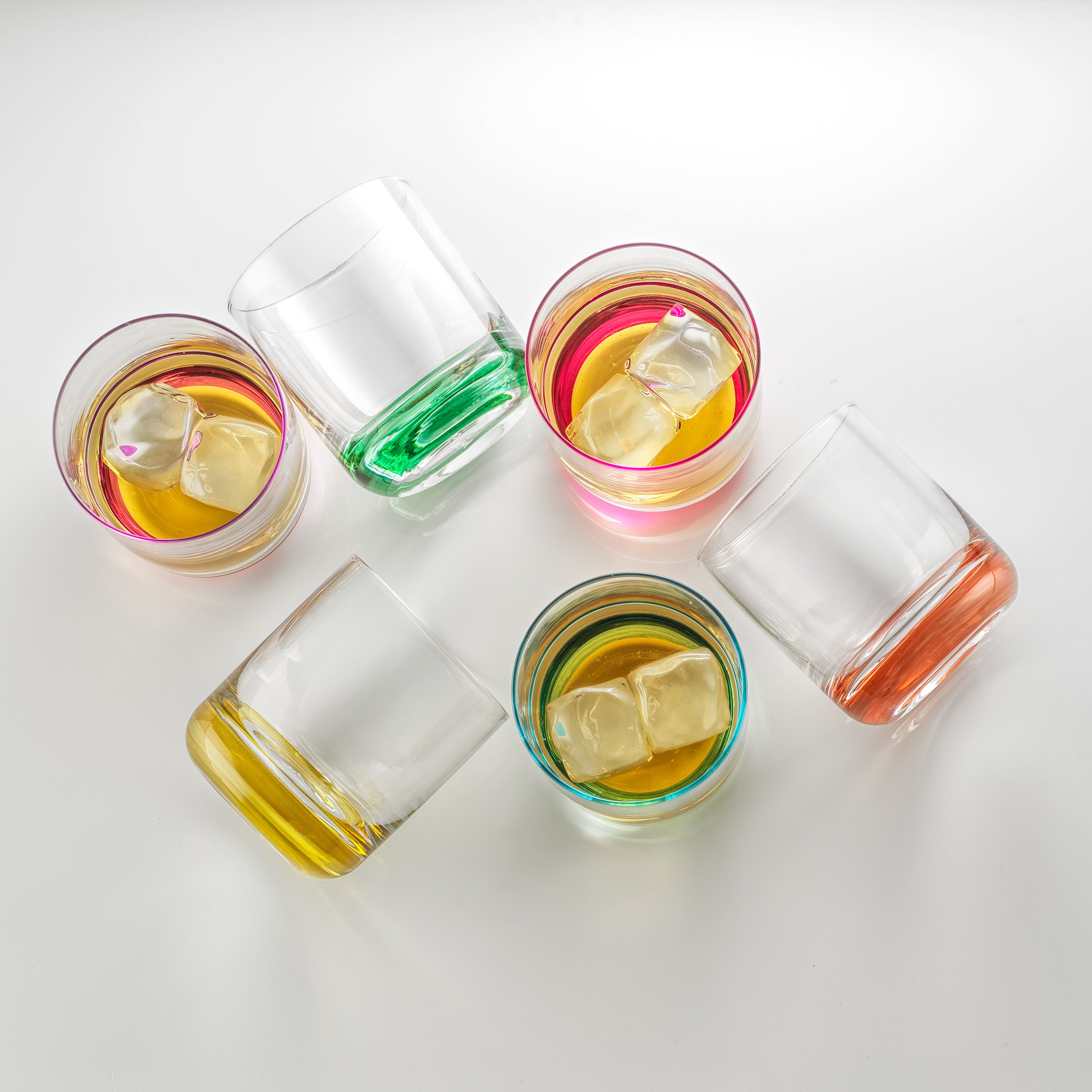 JoyJolt Hue Verres Whisky Old Fashioned 30 cl Lot 6