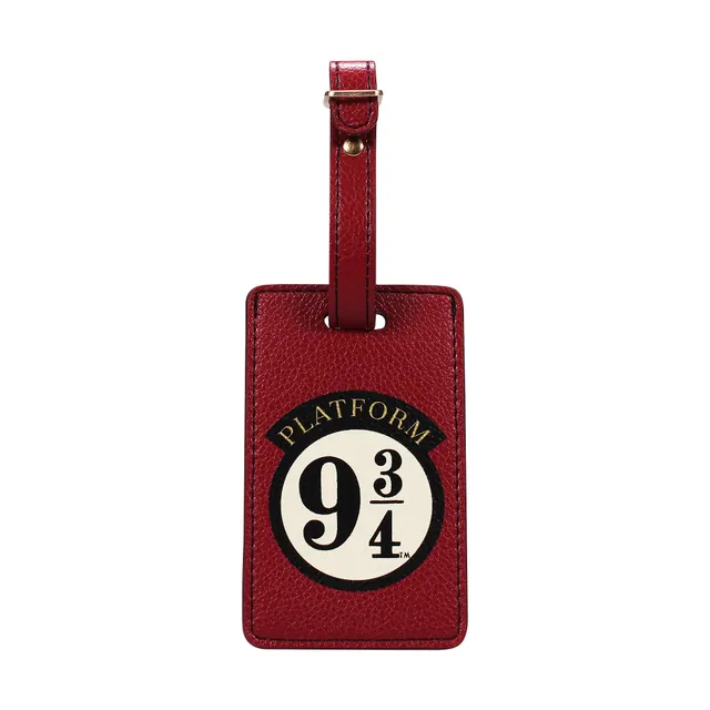 Harry Potter Voie 9 3/4 étiquette bagage rouge