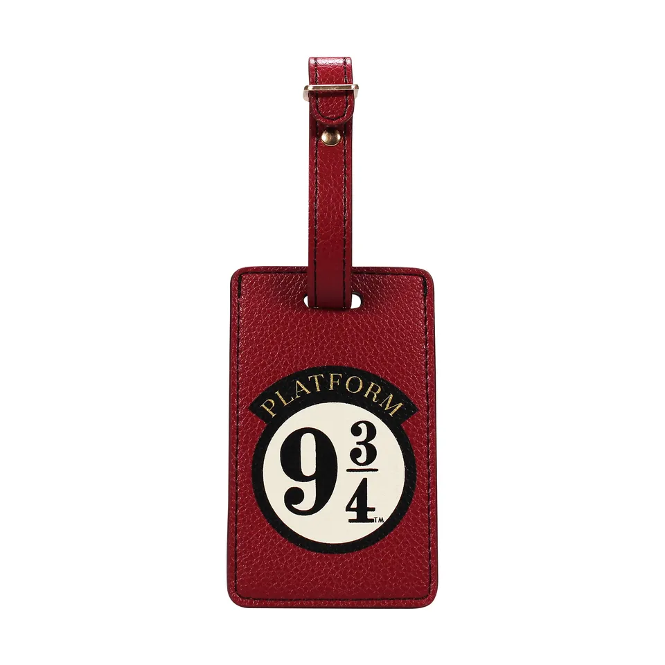 Harry Potter Voie 9 3/4 étiquette bagage rouge