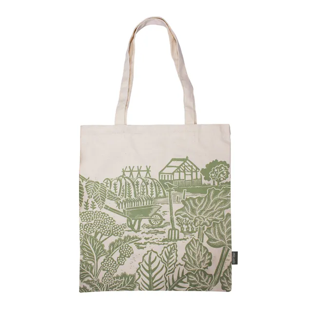 HMB Kate Heiss Woodland tote bag coton vert