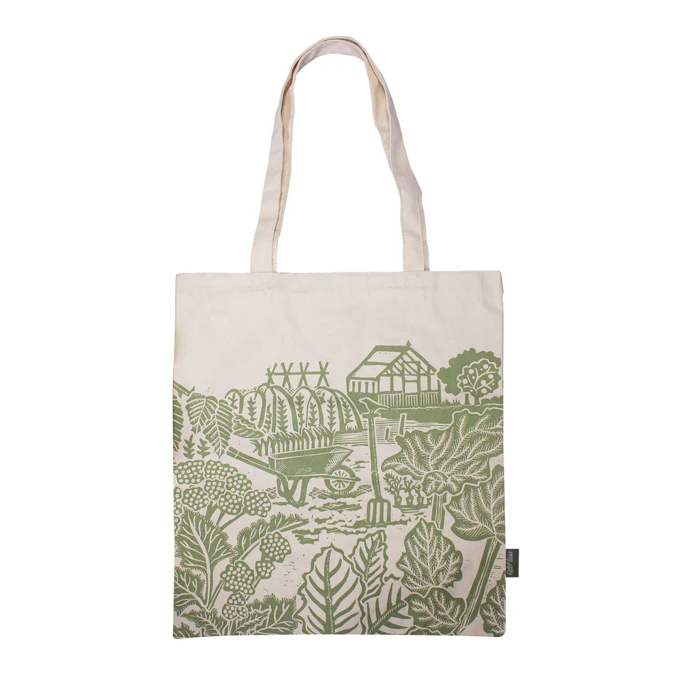 HMB Kate Heiss Woodland tote bag coton vert
