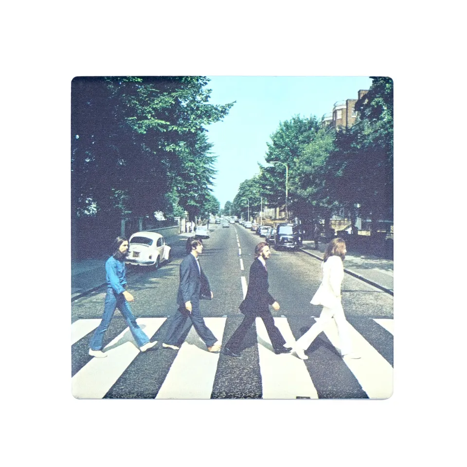 The Beatles Abbey Road sous-verre céramique 10 cm