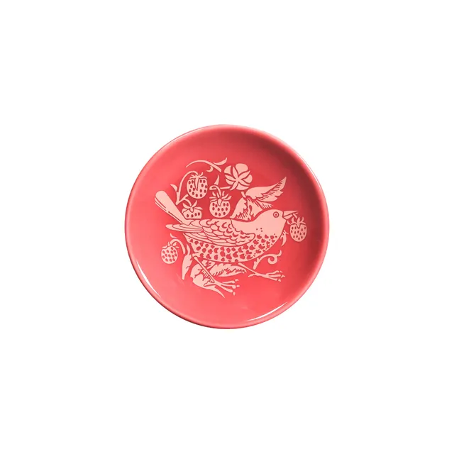 Arts & Crafts Society William Morris Strawberry Thief coupelle 8 cm framboise
