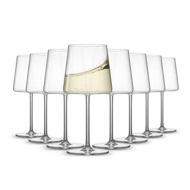 JoyJolt Aura verres à vin blanc 55 cl lot 8