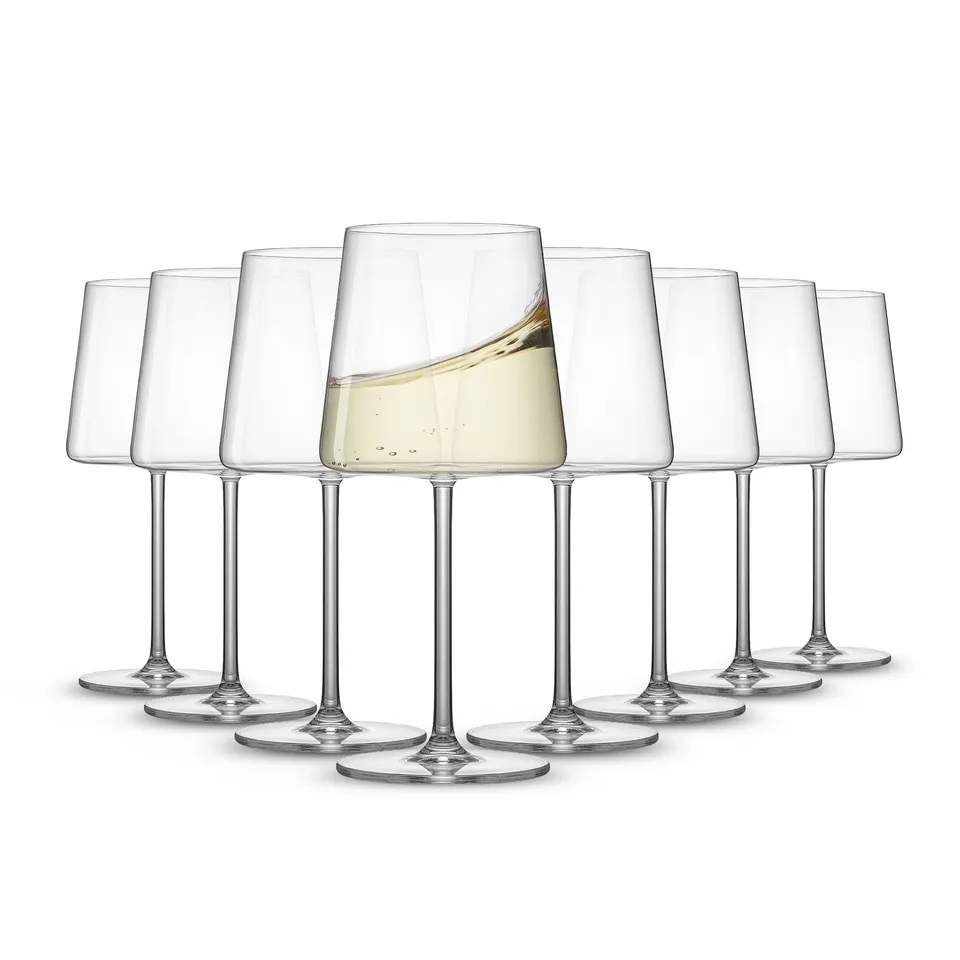 JoyJolt Aura verres à vin blanc 55 cl lot 8