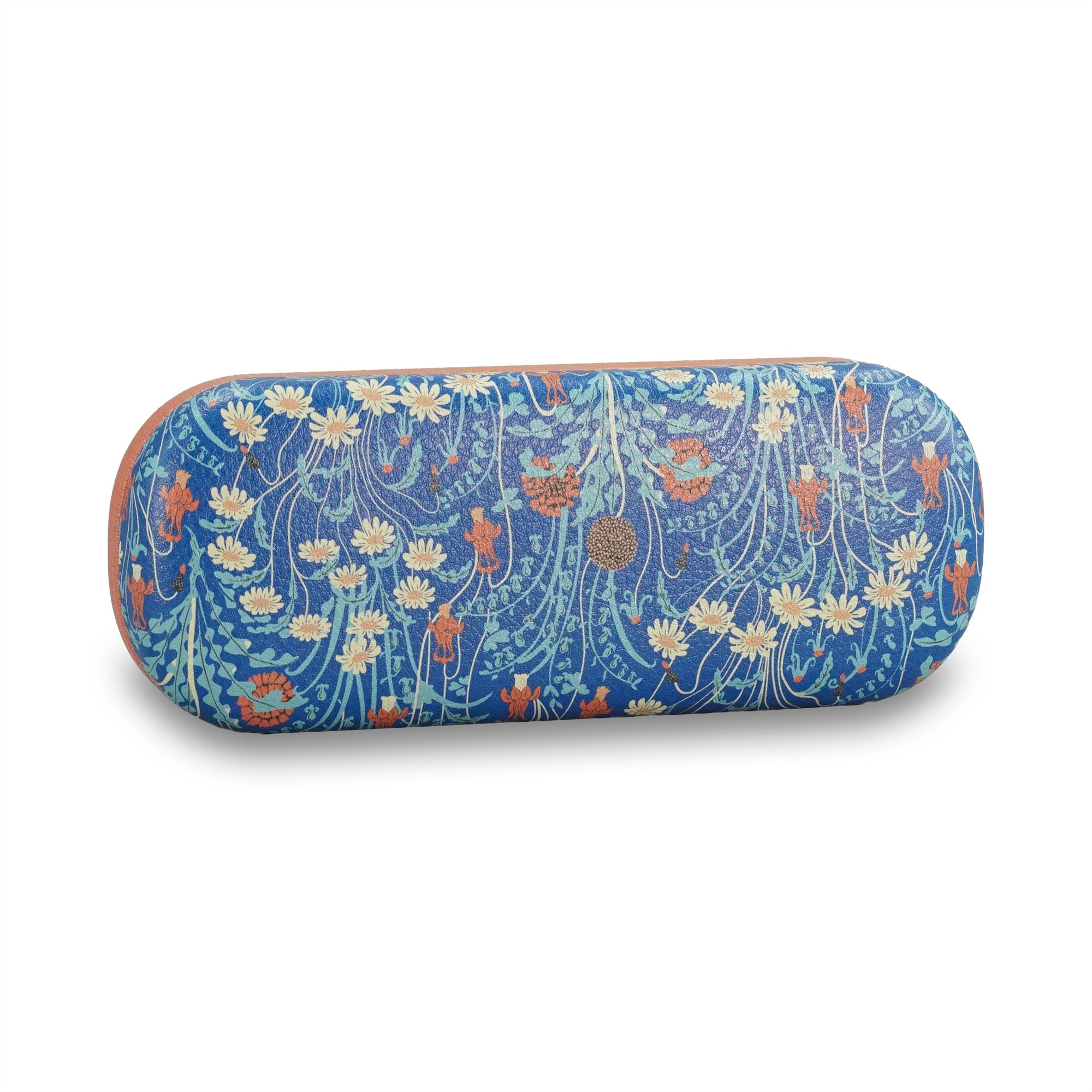 Arts & Crafts Society Walter Crane Meadow Flowers étui à lunettes bleu