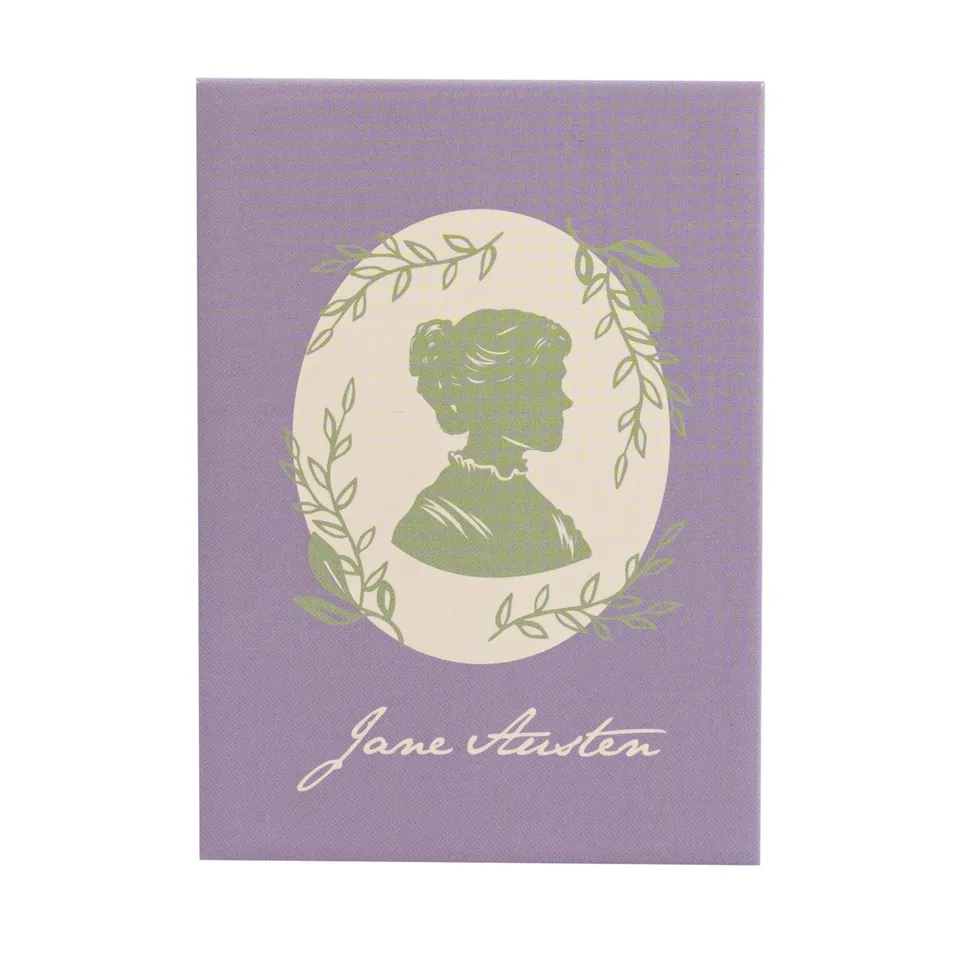 Jane Austen Silhouette magnet 9x6,5 cm