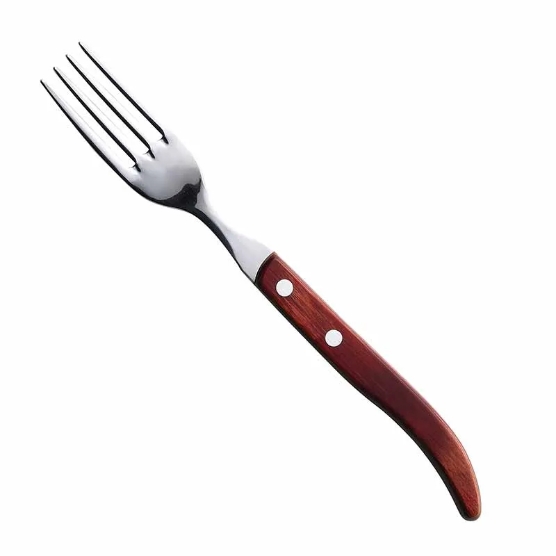 Artis French Style fourchette à steak rouge 22 cm