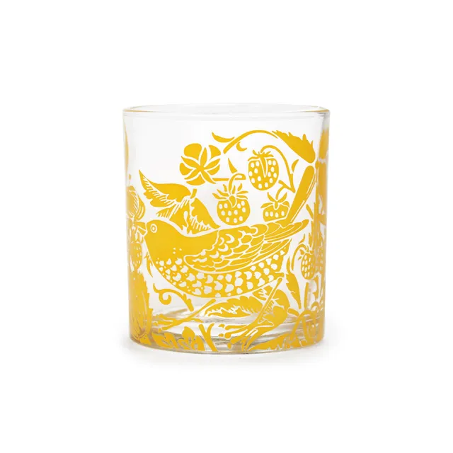 HMB William Morris Quince verre tumbler 30 cl jaune