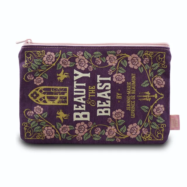 HMB Beauty and the Beast trousse coton 16x24 violet