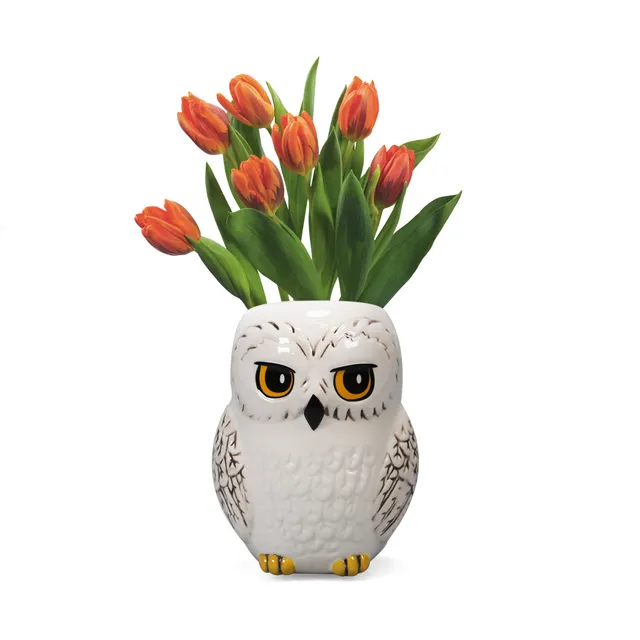 Harry Potter Hedwig vase mural céramique blanche