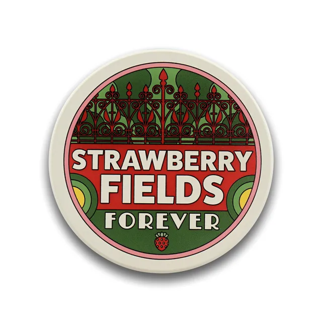 The Beatles Strawberry Fields dessous-de-verre céramique