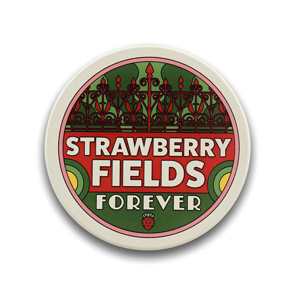 The Beatles Strawberry Fields dessous-de-verre céramique