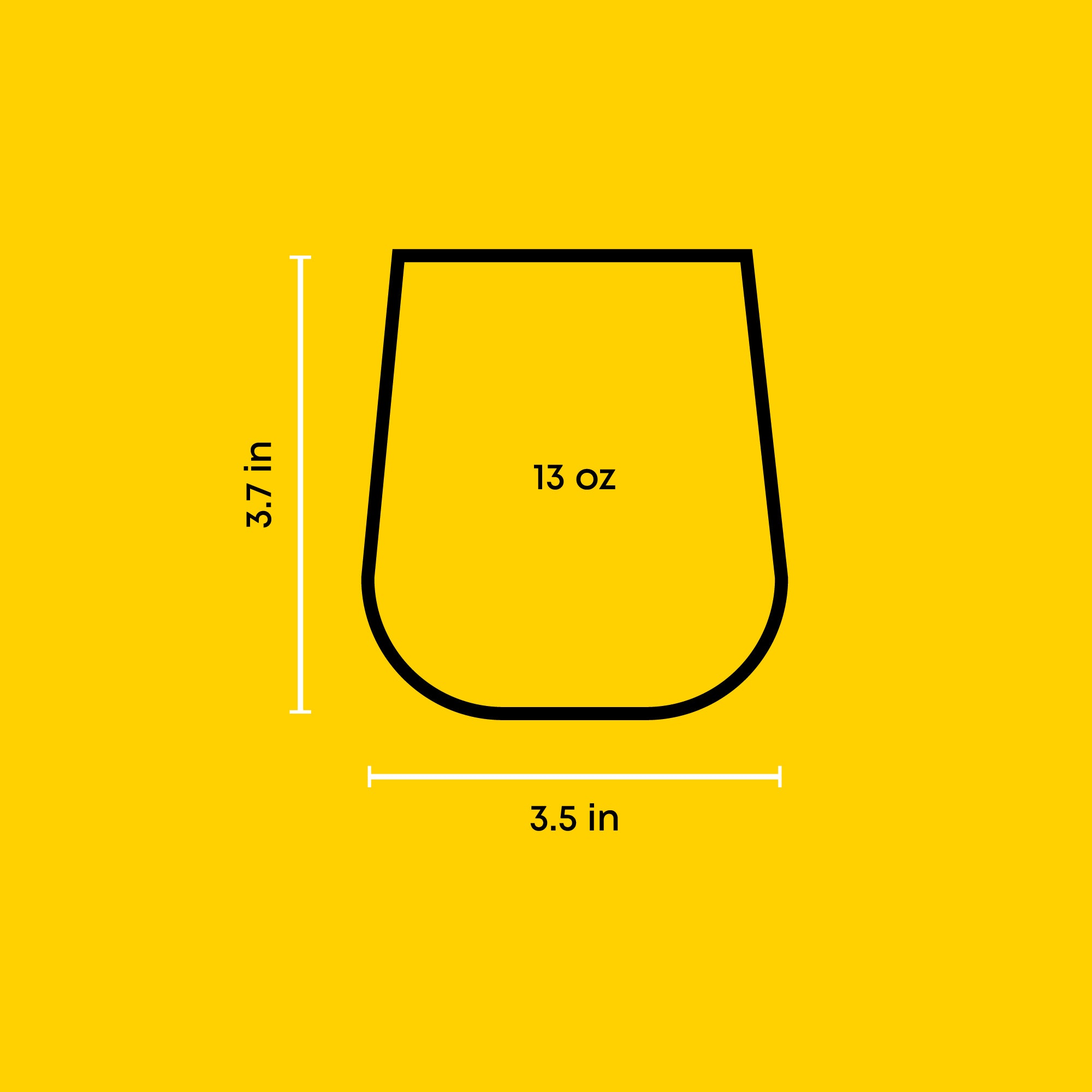 JoyJolt Flow Optic Swirl verres courts 38 cl lot de 4