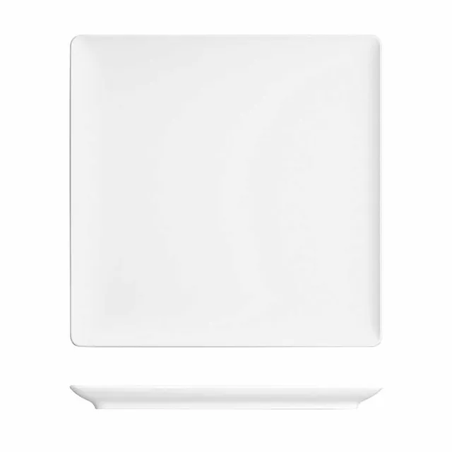 Artis Purity Assiette Carrée 27 cm Blanche