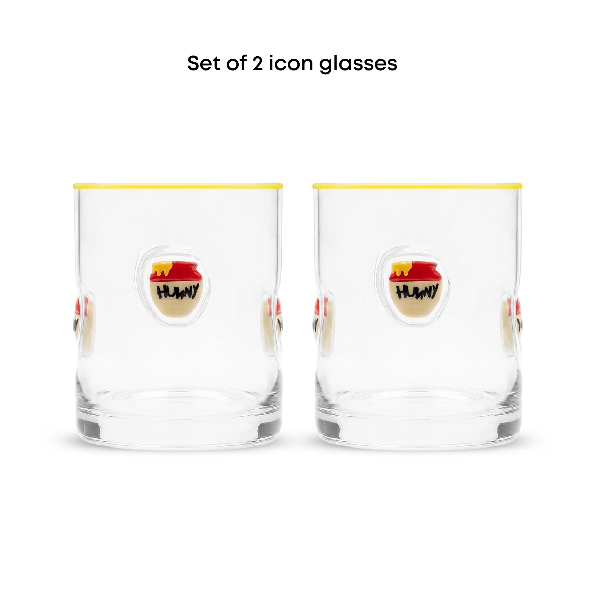 JoyJolt Winnie the Pooh verres jus 40 cl lot 2