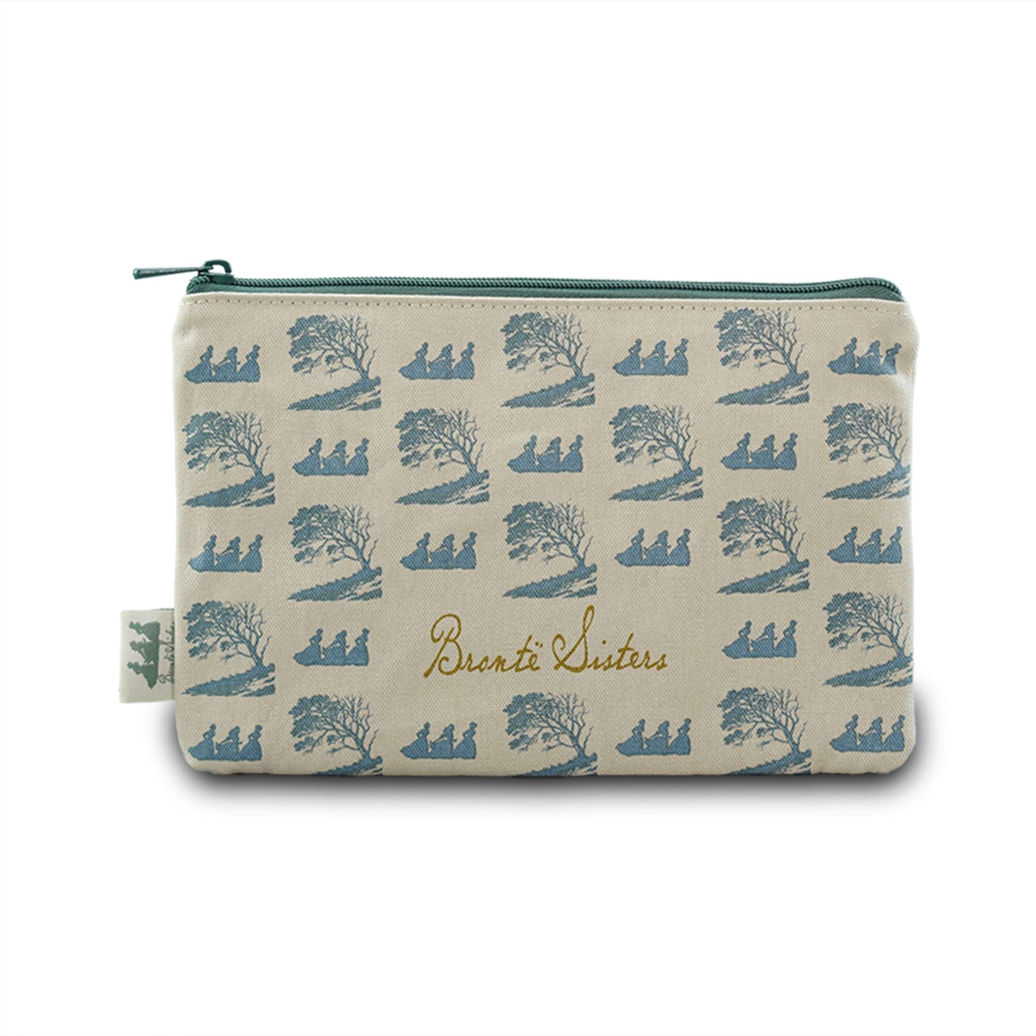 Brontë Sisters pochette coton recyclé 16x24 cm crème