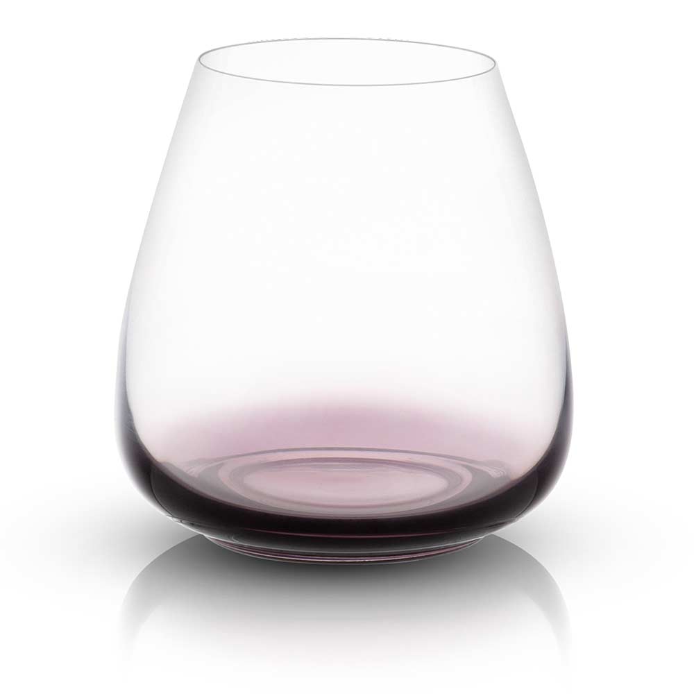 JoyJolt Black Swan verre à vin rouge sans pied 54 cl x4