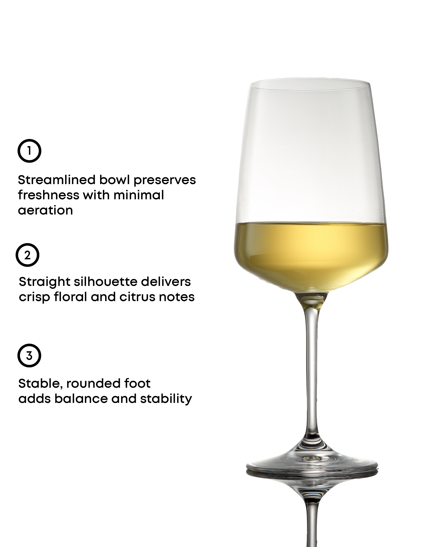 JoyJolt Sidney service verre vin rouge blanc 8 pièces