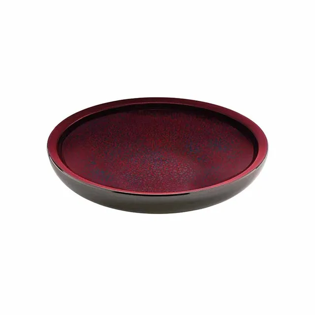 Artis Glow assiette creuse 18 cm grise