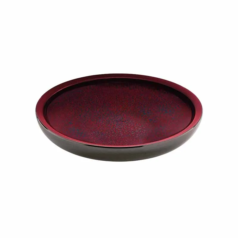Artis Glow assiette creuse 18 cm grise
