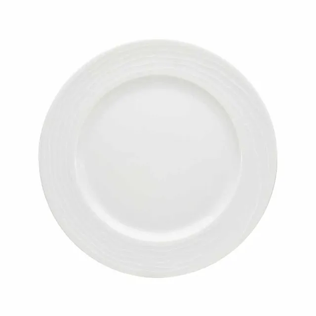 Artis assiette plate bord large structurée